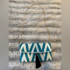 New beautiful clutch handbag